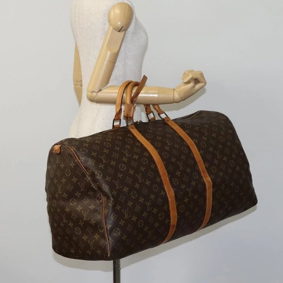 LOUIS VUITTON Monogram Keepall 60 Boston Bag - Picture 1 of 16